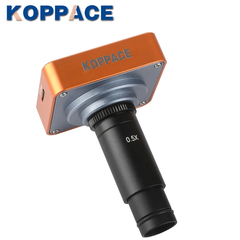  KOPPCE 40 million pixelHDMI microscope camera0.5X Electronic Eyepiece232mm30mm and 305mm AdapterFor