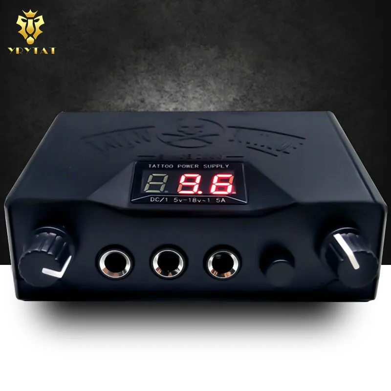 High Quality Lcd Dual Tattoo Machine Gun Power Supply For Liner Shader