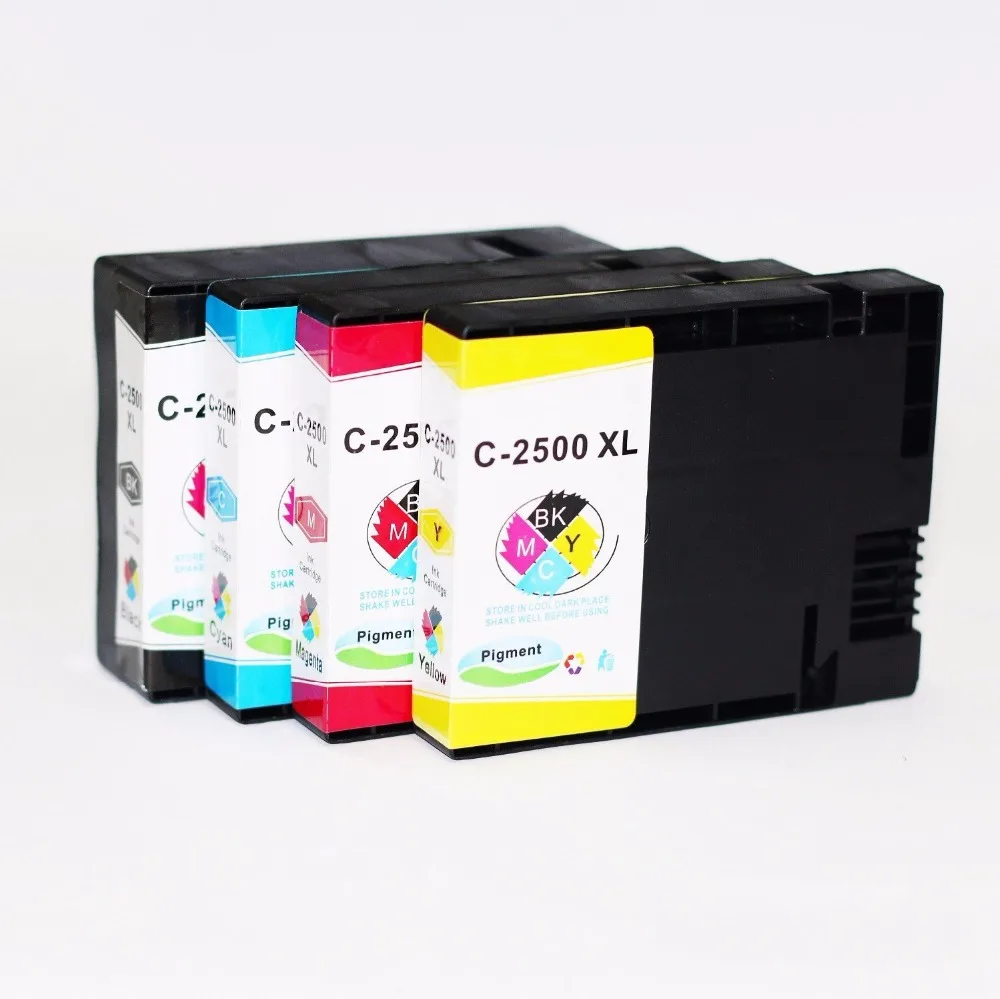 4pcs PGI 2500 XL Ink Cartridges Compatible for Canon Maxify MB5455