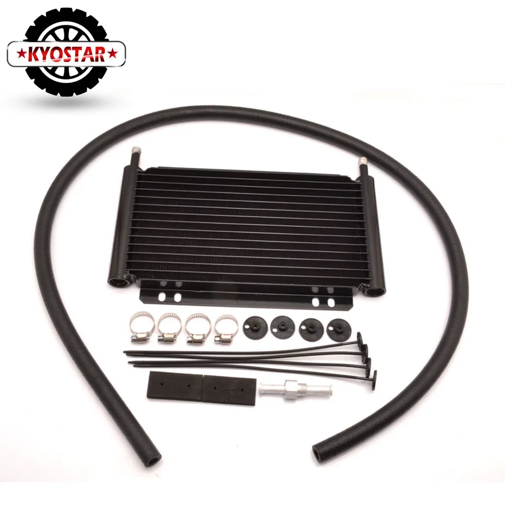 

Auto Racing Radiator Universal 13 Row Transmission Oil Cooler 8000 Type Plate & Fin Transmission Oil Cooler 11''x7 1/2''x3/4''