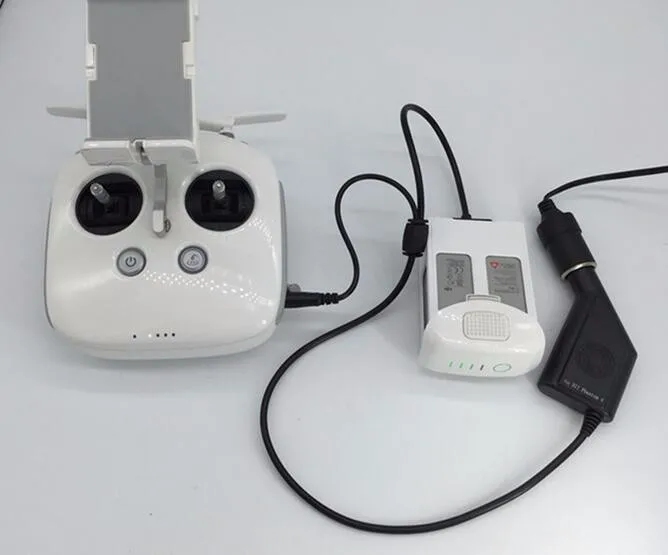 DJI Phantom 4 Car Charger For Battery And Remote Controller Charging Accessories
