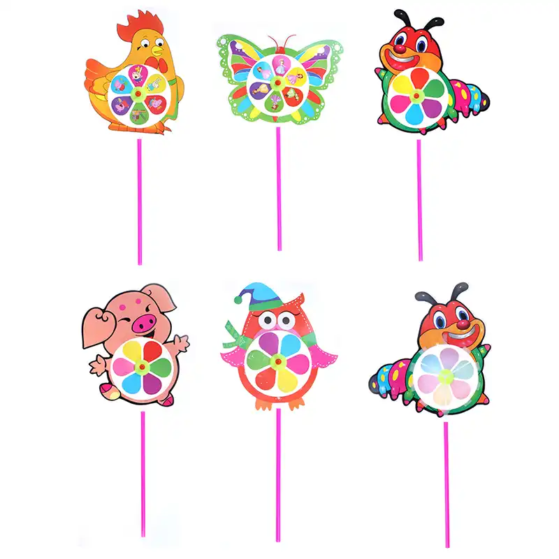 Gran Oferta Molino De Animales De Dibujos Animados Spinner De Viento Molinete Decoracion Para Jardin Y Casa Juguetes Para Ninos Aliexpress