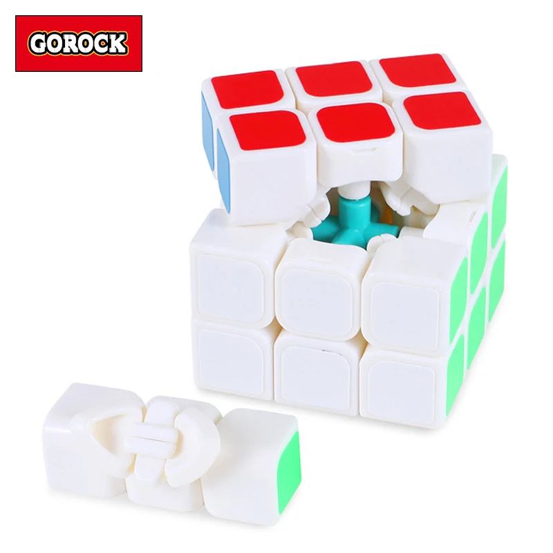 YONGJUN 3x3x3 magico куб головоломка stickerless Профессиональный соревнование fighty скорость