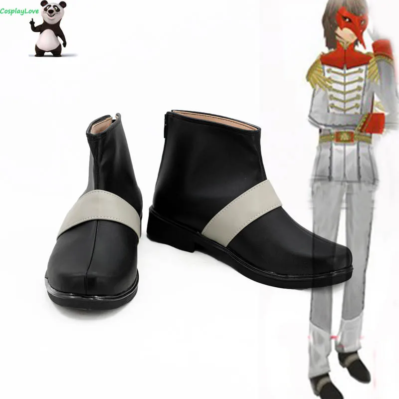 Persona 5 Goro Akechi Black Cosplay Shoes Boots Newest Custom Made For Hallowee Christmas CosplayLove | Тематическая одежда и