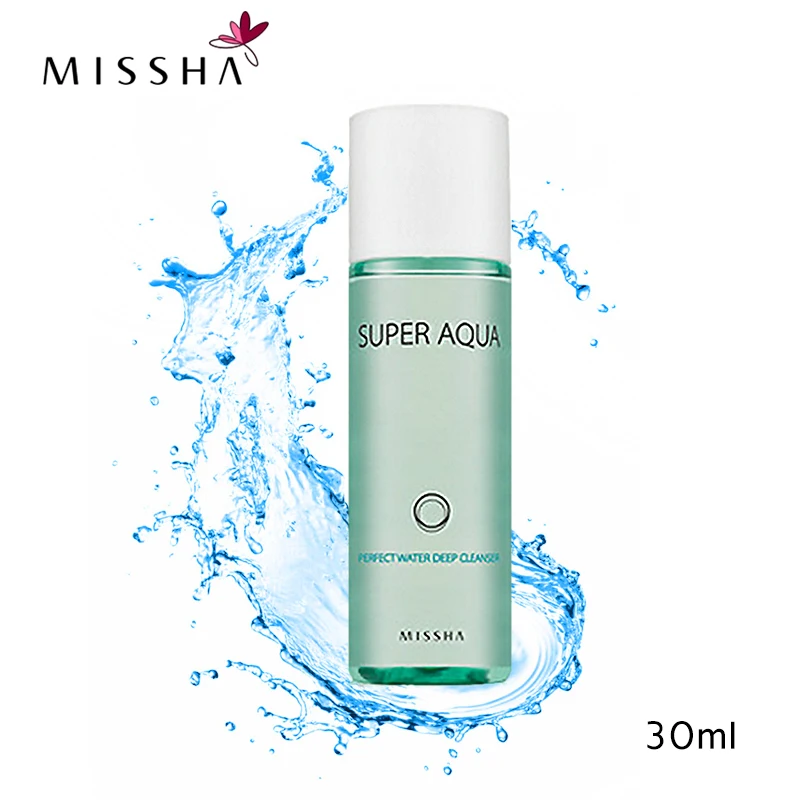 Корейский MISSHA супер Аква идеальная вода для снятия макияжа образец 30 мл