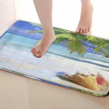 Пляжный стиль коврик для ванной комнаты, смешной Противоскользящий коврик для ванной, занавески для душа s аксессуары, соответствующие вашей душевой занавеске