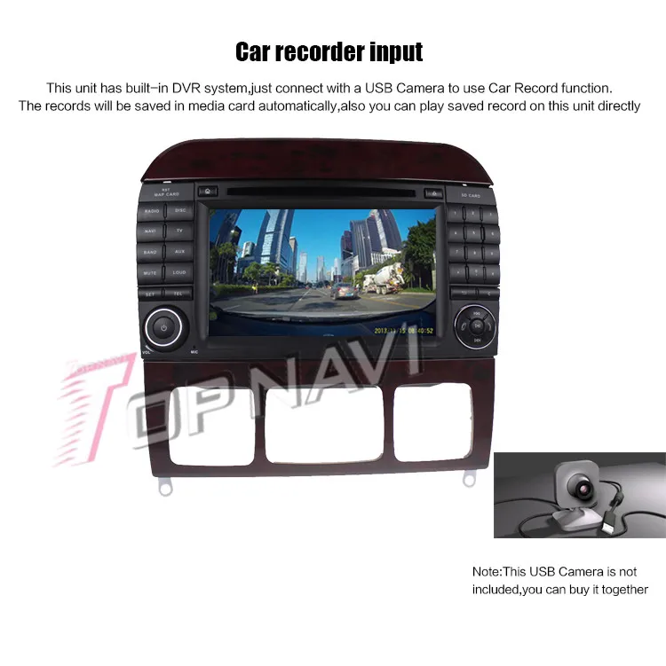 Discount Topnavi Android 7.1 Car DVD Player Radio for Benz S Series R-W251/R280/R300/R320/R350/R500(2006-) Stereo GPS Naviagtion 2G+16GB 34 Discount Topnavi Android 7.1 Car DVD Player Radio for Benz S Series R-W251/R280/R300/R320/R350/R500(2006-) Stereo GPS Naviagtion 2G+16GB 34