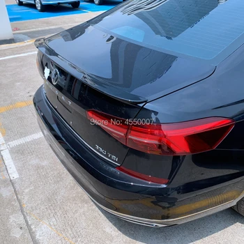 

For 2019 Volkswagen Passat Spoiler High Quality ABS Material Primer Color Rear Trunk Wing Spoiler Car Lip Wing