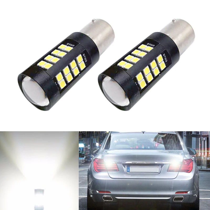 2x 1156 LED BA15S P21W 44led 3030 Chips Brake Lights Reverse Lamp DRL
