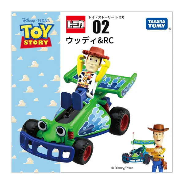 TAKARA TOMY DISNEY& TOMICA Toy Story Buzz Lightyear Woody Коллекция 1: 64 модели игрушечных автомобилей Изысканные Подарки для детей - Цвет: 2