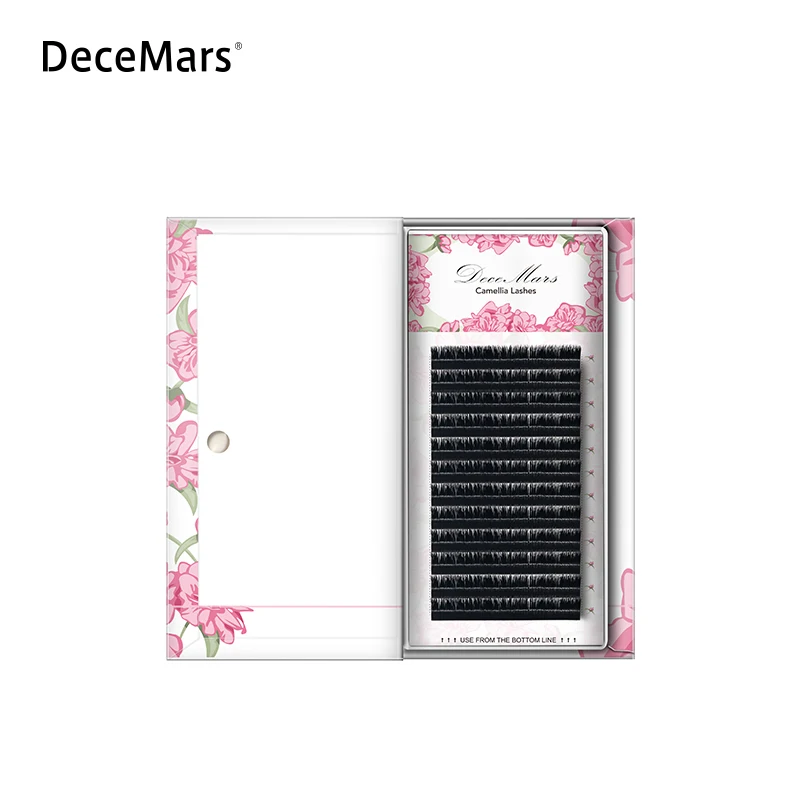 DeceMars 1's Blossom Lashes Camellia Lashes индивидуальные цветущие ресницы для наращивания Объемные Накладные веерные ресницы для ресниц большой цветок