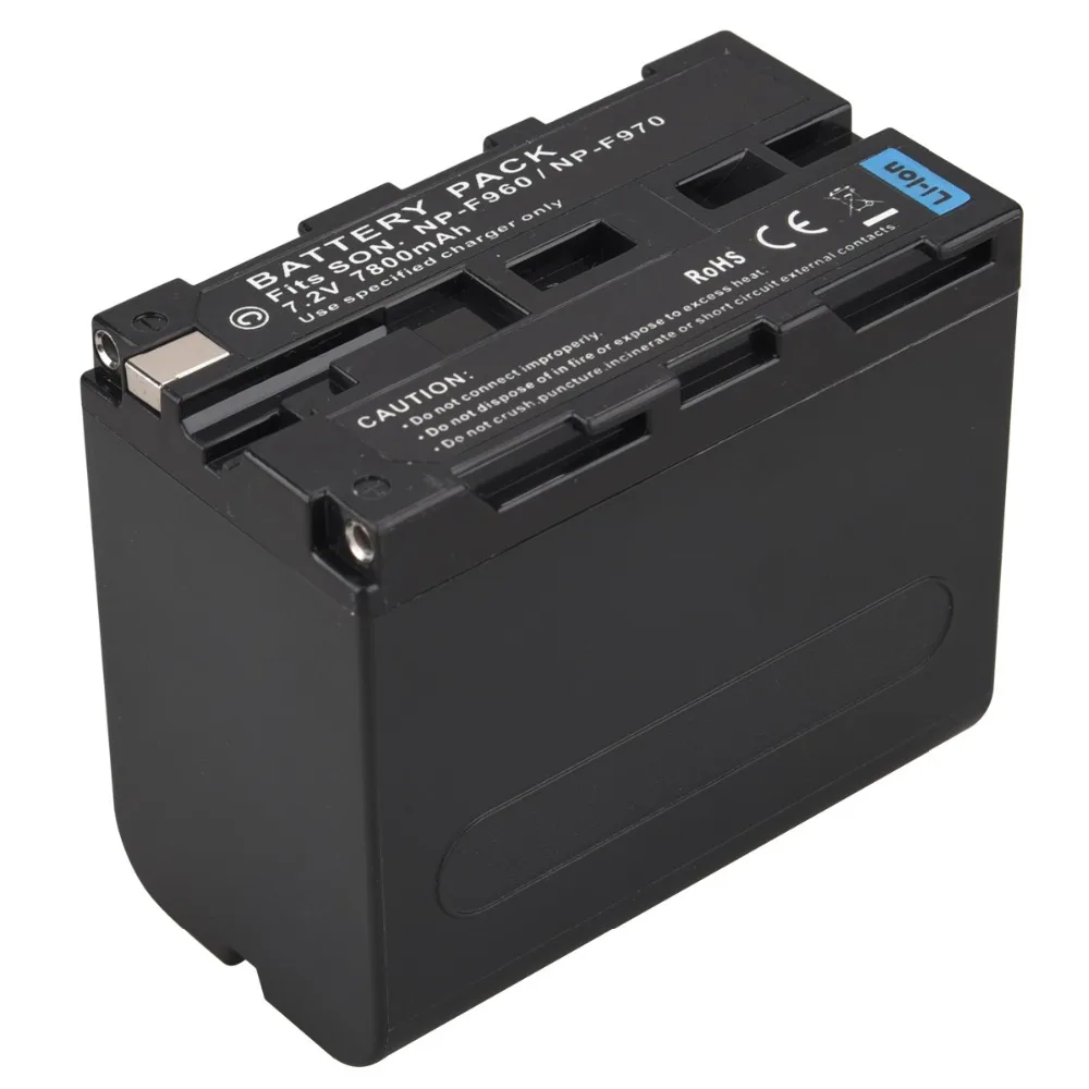 1 шт. большая емкость 7800 мАч NP F960 F970 Аккумулятор для камеры Sony F970|np f970 battery|f970 batterynp