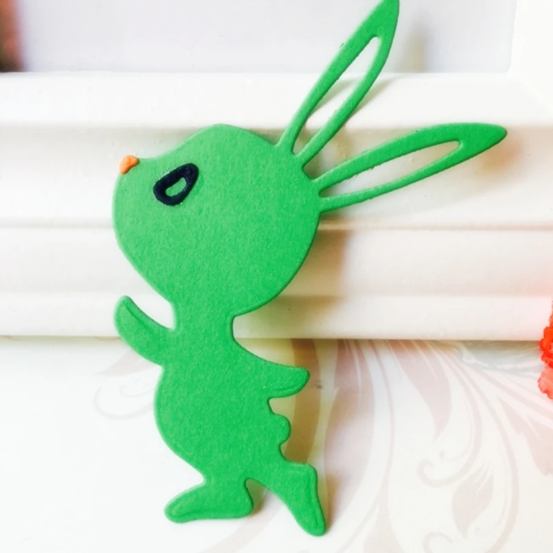 

YLCD1146 Rabbit Metal Cutting Dies For Scrapbooking Stencils DIY Album Cards Decoration Embossing Folder Die Cuts Tools New