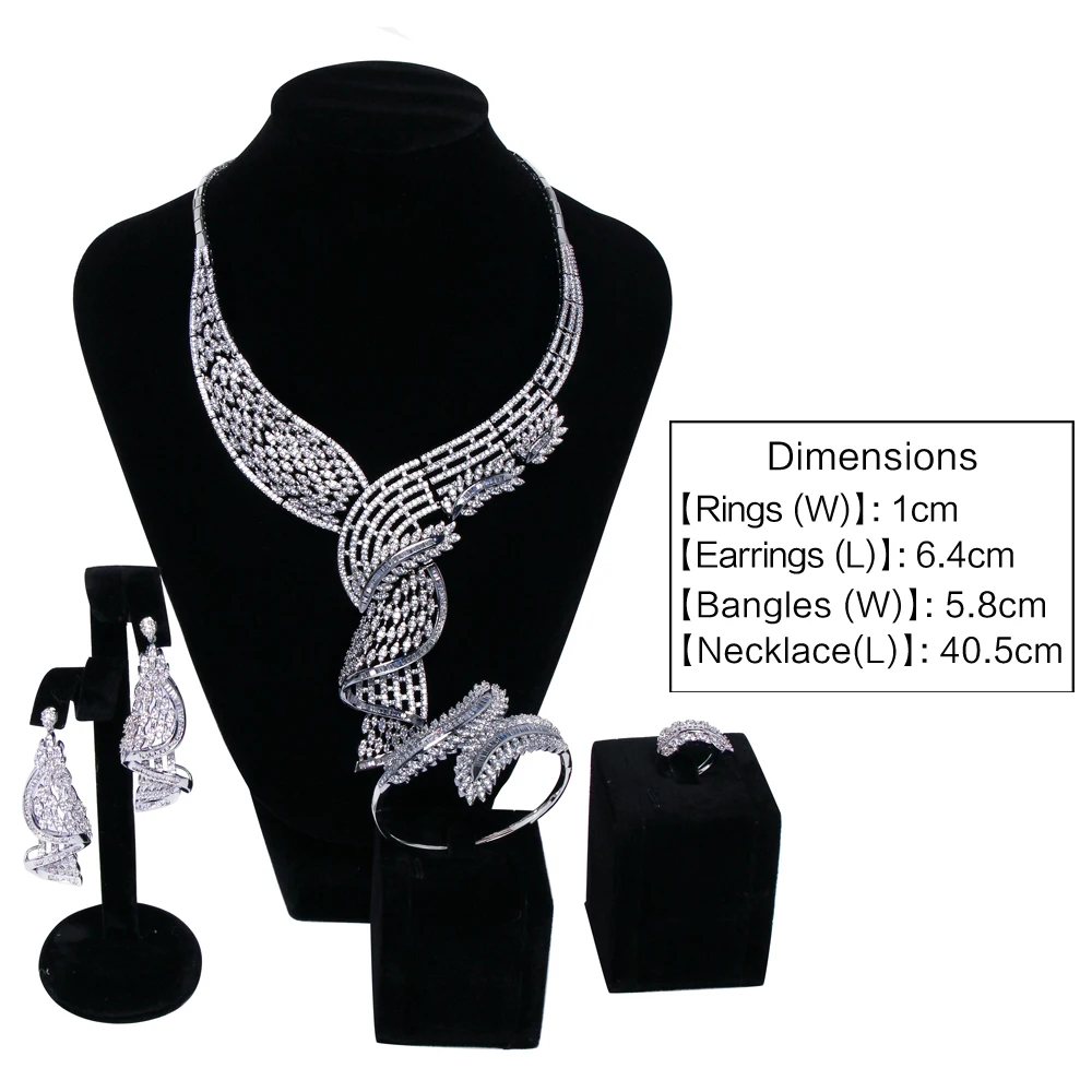 large necklace sets for wedding (3)