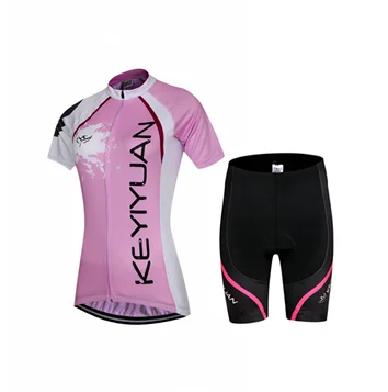 CC1058 Weimostar для женщин Ropa Ciclismo Велоспорт Джерси с коротким рукавом гелевые дышащие мягкие шорты набор спортивная одежда - Цвет: CC1058