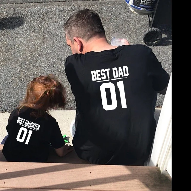 best dad best daughter t shirts