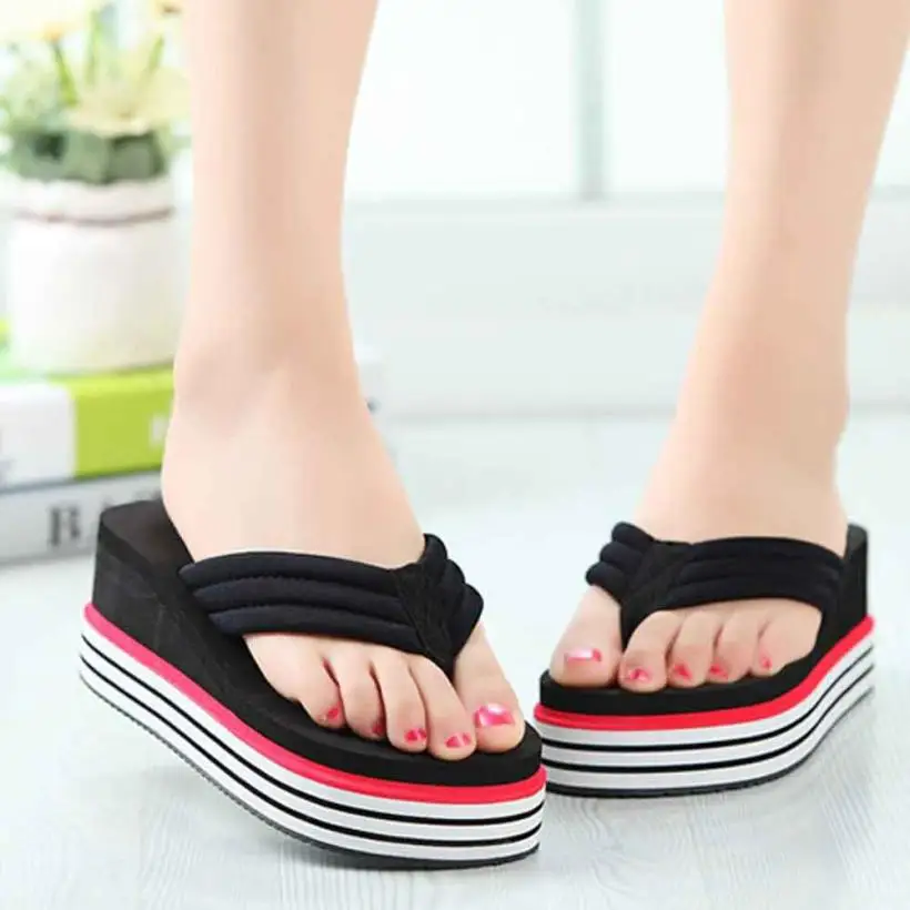 

SAGACE Shoes Flip flops fashion Summer Sandals Slipper Indoor Outdoor Flip-flops Beach casual shoes women 2018JU4