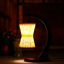 Цзиндэчжэнь китайская фарфоровая Керамическая Настольная лампа винтажная декоративная прикроватная гостиная Свадебная настольная лампа китайская