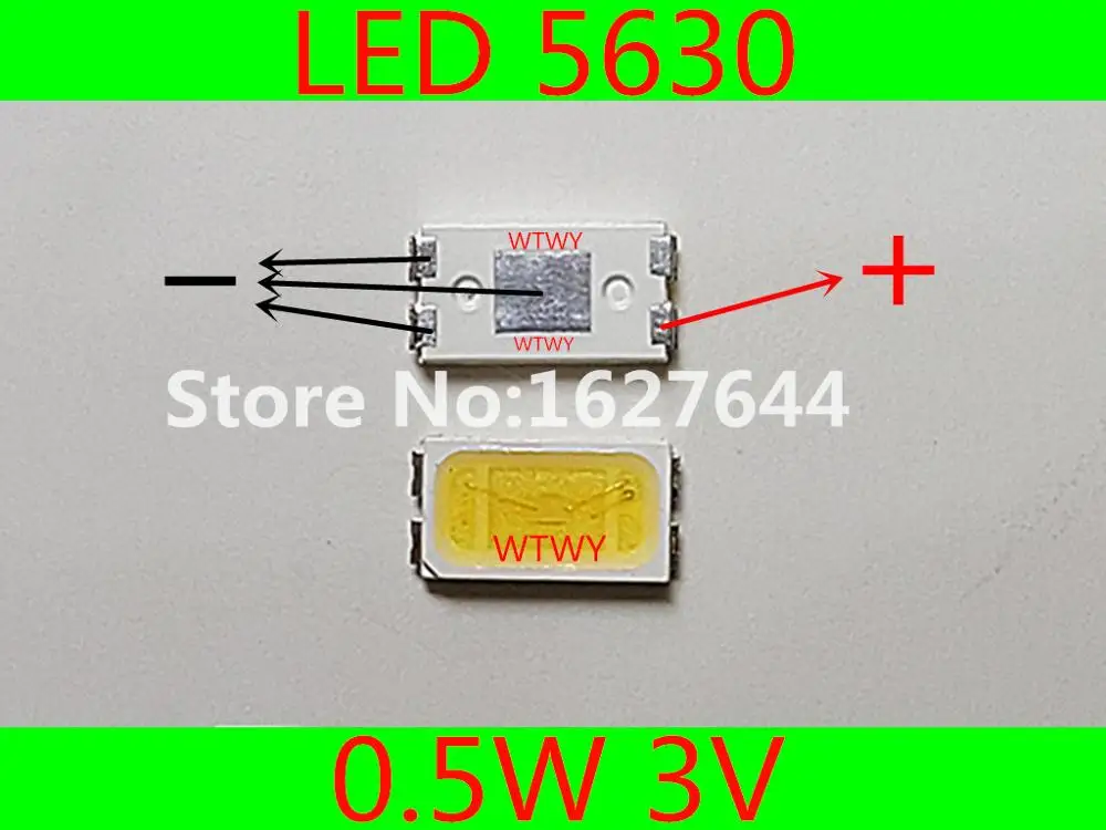 200 шт. OSRAM LED 5630 Светодиодная подсветка TV Высокая мощность 0 5 Вт 3 в светодиодная