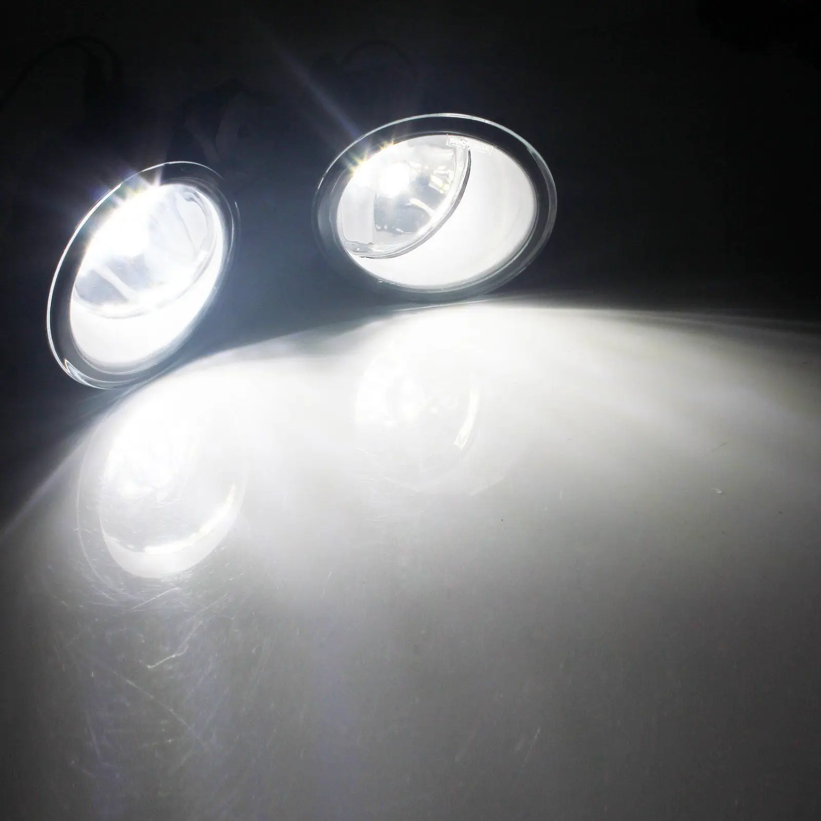 ANGRONG 2x For Renault Clio Espace Laguna Master Updated 30W LED Front Bumper Fog Light Lamp - 32911688729