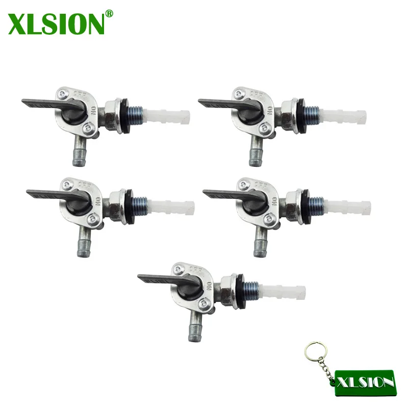 XLSION 5x Gas Tank Fuel Tap Cock Petcock For 50cc 70cc 90cc 110cc 125cc 140cc 150cc 160cc Pit Dirt Bike Motorcycle |