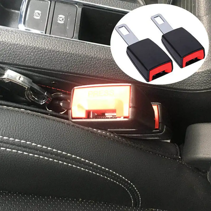 

2pcs For Car Seat Belt Clip Extender For Mitsubishi Asx Lancer 10 9 Outlander EX Pajero Sport Eclipse Carisma Galant Grandis