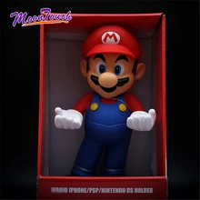 Super Mario Bros Мобильный телефон подсвечник, декоративные изделия Дисплей Srand детей подарок на день рождения 32 см ПВХ большая рамка для фотографий стойки