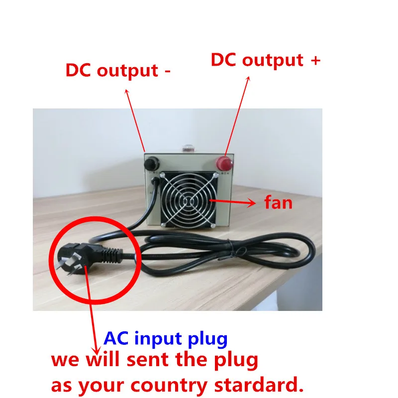 2000W импульсный источник питания 48V 40A выходное напряжение Регулируемый 0-48VDC ток регулируемый 0-40A, AC в DC лабораторная мощность