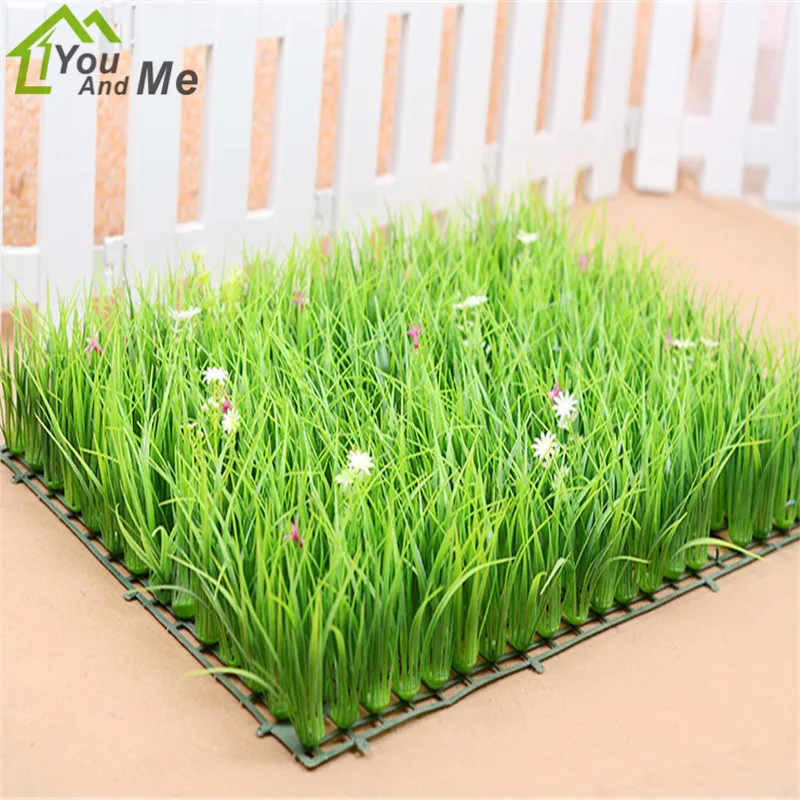 Image Micro Landscape Decor Plastic Garden Simulation Plants Artificial Grass Lawn Turf Plants Carpet Decoration