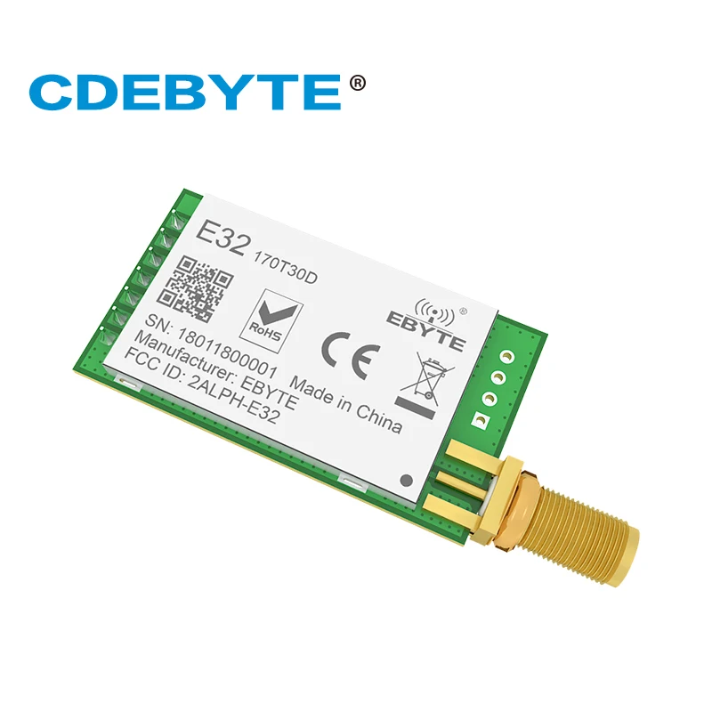 E32-170T30D LoRa 30dBm длинный диапазон SX1278 170 МГц 1 Вт SMA антенна УКВ беспроводной приемопередатчик приемник радиочастотный модуль