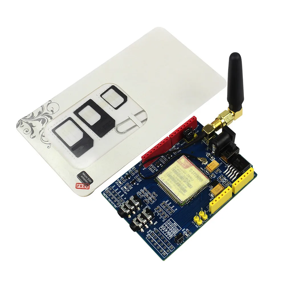 Smart Electronics SIM900 GPRS GSM Shield Development Board Quad Band 