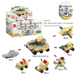 Новый 6 в 1 Комбинации модель игрушки головоломки набор образование игрушки Buildinglocks собрать линкор динозавр детей DIY