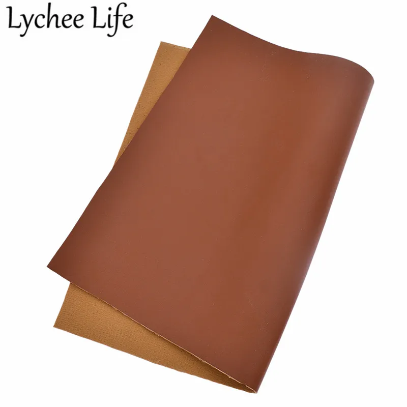 Lychee Life A4 мягкая гладкая искусственная кожа ткань сплошной цвет 29x21 см искусственная ткань DIY ручной работы швейная одежда декоративные принадлежности