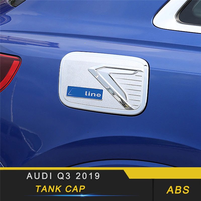 

For Audi Q3 2019 Car Styling Gas Fuel Tank Cap Cover Trim Frame Sticker Exterior Accessories