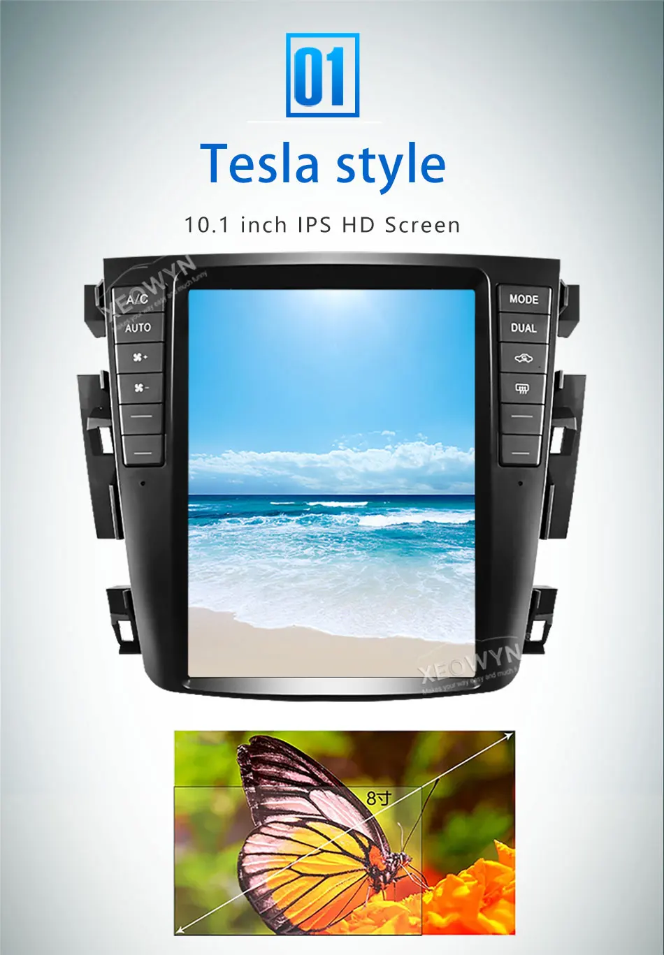 Sale Vertical screen 1024*600 Android Quad core 9.7" Car radio GPS for Nissan teana J31 2003-2007 230JK 230jm For Samsung S7 3