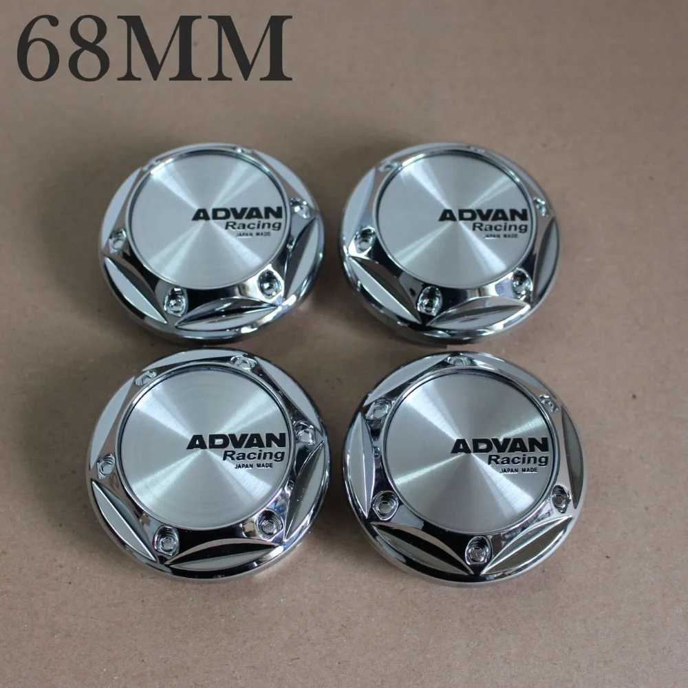 

KOM POWER Car-Styling Wheel 68mm Wheel Cap ADVAN Racing Advan Center Caps Hub Cap ADVAN Wheels Covers Caps For Rims 4pcs Wheels