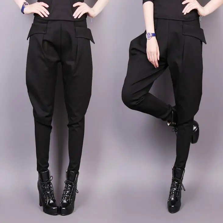 WMNS 2 Piece Set - Slacks and T-Shirt Top / Loose Fitting