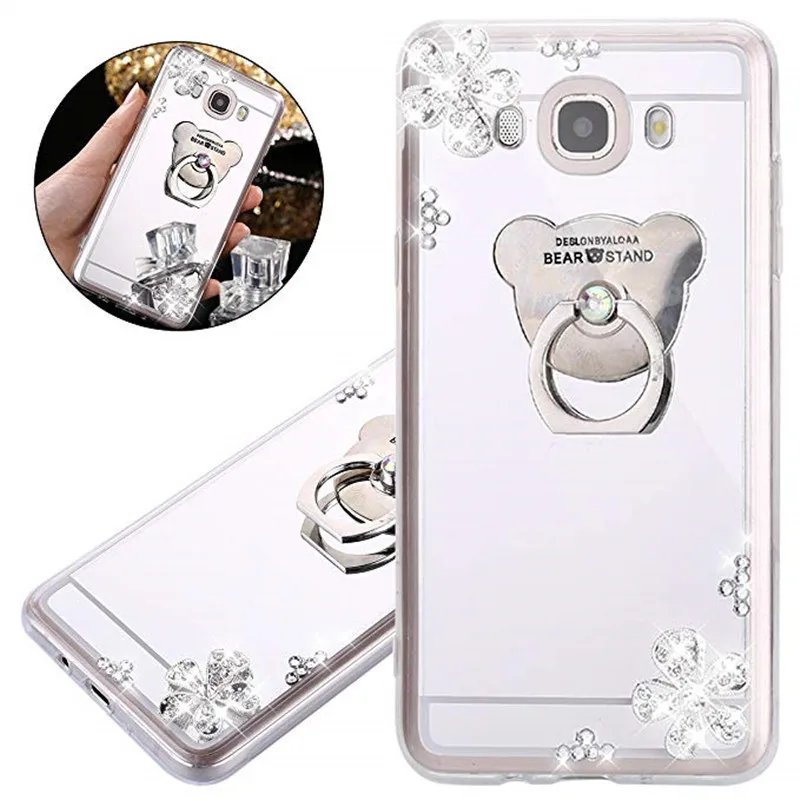 Роскошный зеркальный ТПУ чехол для Samsung J7 2016 J5 J3 J2 Grand Prime pro A50 A10 A20 A30 M20 M10 C7 C9 Case A6 A8