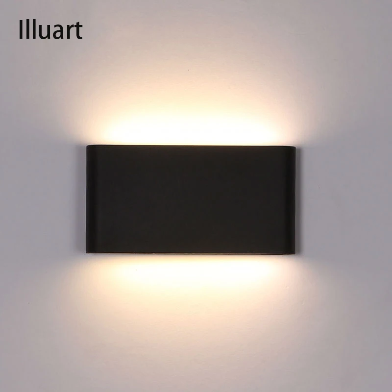 

Outdoor Waterproof Wall Lamp IP65 6W/12W LED Wall Light Indoor Decoration Bedroom Beside Lamp Corridor Garden Lighting Fixtures