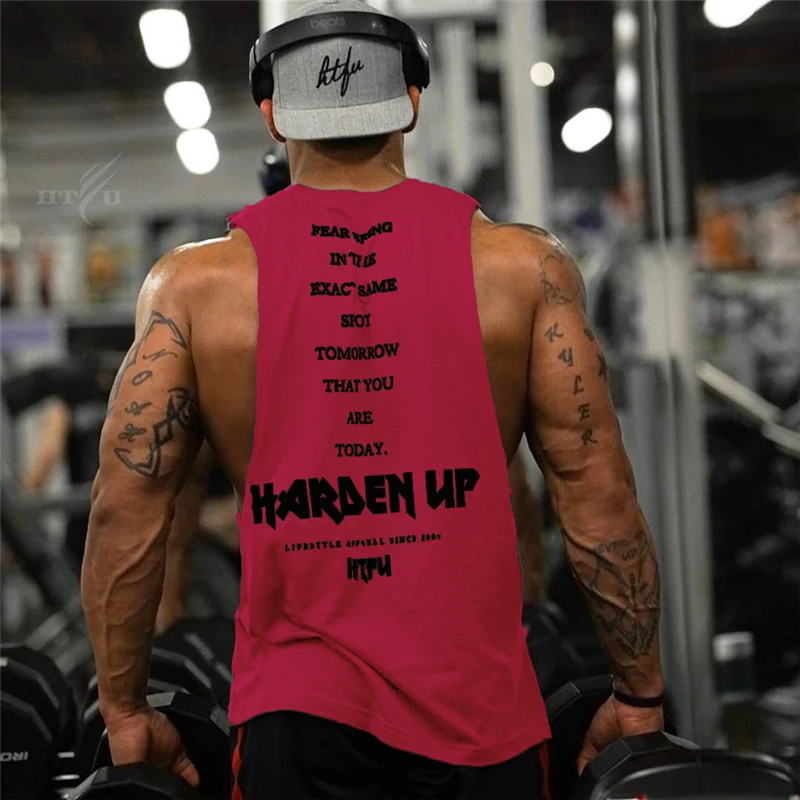 

Mens Sleeveless Tank Tops Summer Print fashion Male Tank Tops gyms Clothing Bodybuilding Undershirt Fitness tank tops