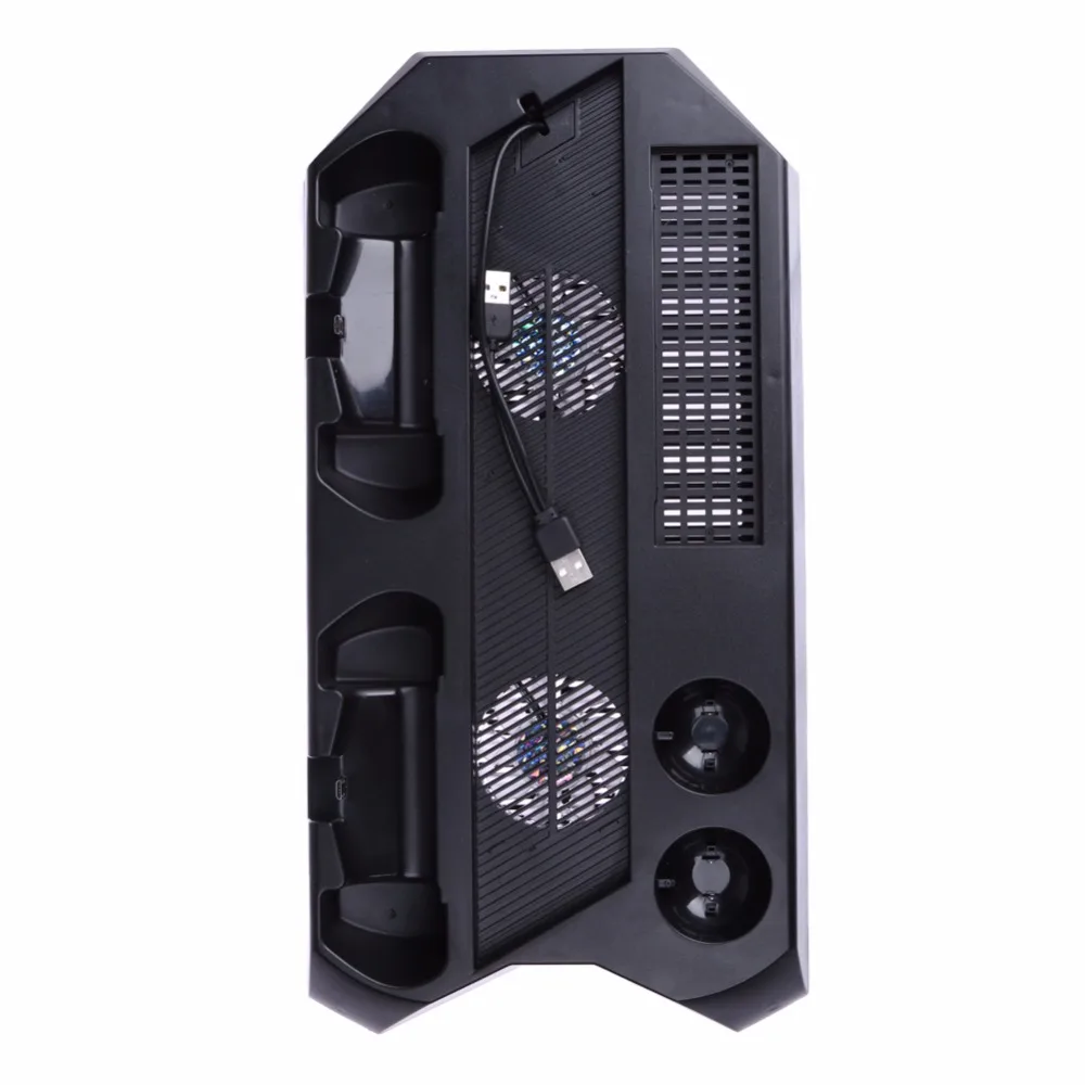 

Multifunction Cooling Stand With 2 Fan Cooling Dual Controller Charger Stand Holder For PS4/PS4 Pro & VR data Connector
