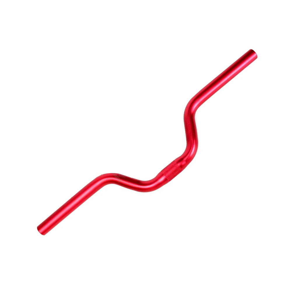 Универсальная ручка из алюминиевого сплава для велосипеда 25,4 мм x 520 мм - Цвет: Красный