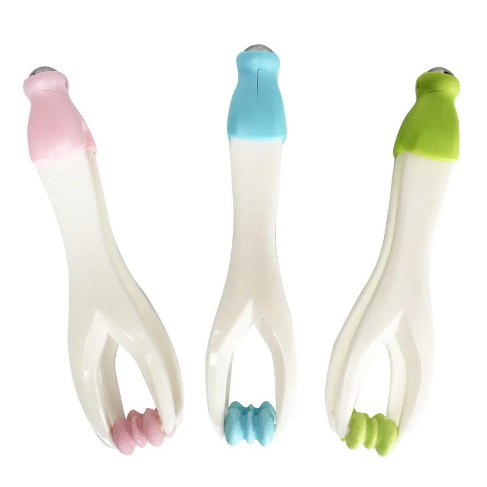 1PCS 2 Rollers Finger Massager Elastic Handle Relax Finger Joints Hand Massager Blood Circulation Massage Tool