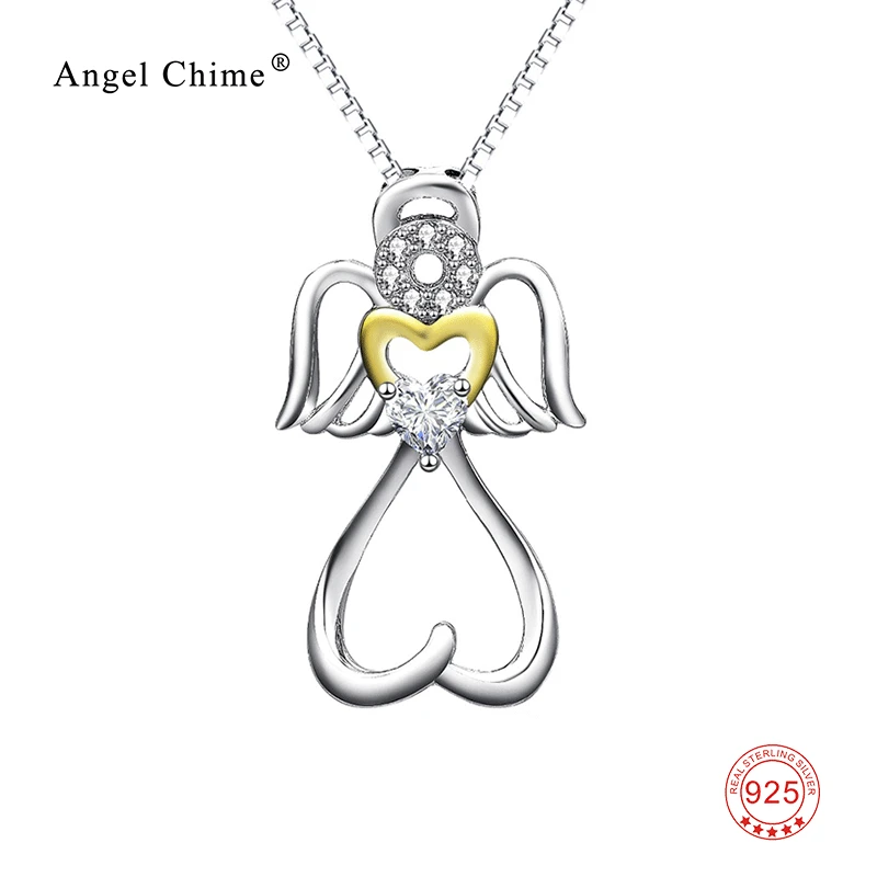 925 Cristal Argent Ailes d'ange Collier Pendentif Boucles D'oreilles Clous Set Femmes Bijoux 925 Cristal Argent Ailes d'ange Collier Pendentif Boucles D'oreilles Clous Set Femmes Bijoux