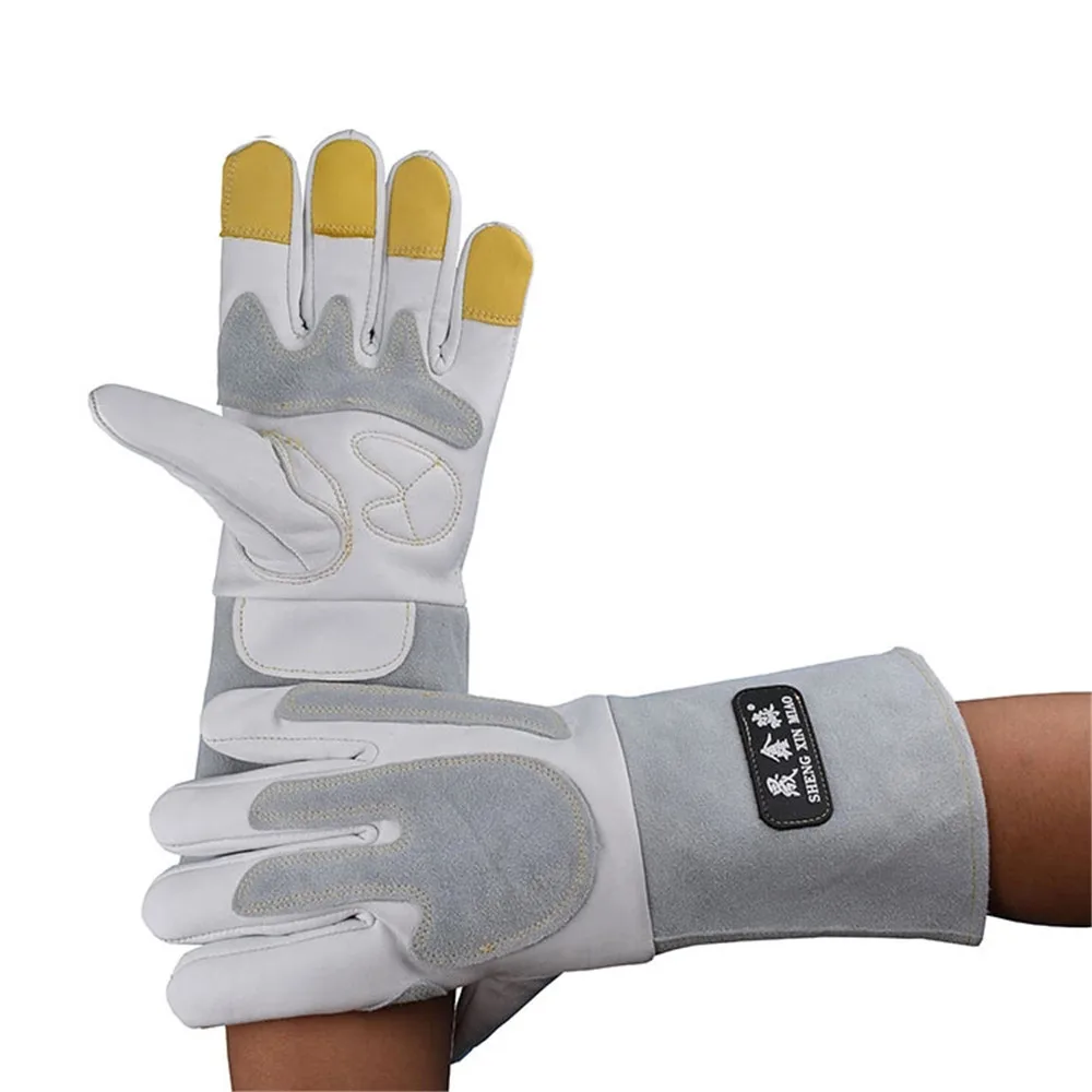 

New YL Work Protective Gloves Welder Gloves Anti-piercing Anti-knife Cutting Anti-wear Safety Labor Protection Gloves White
