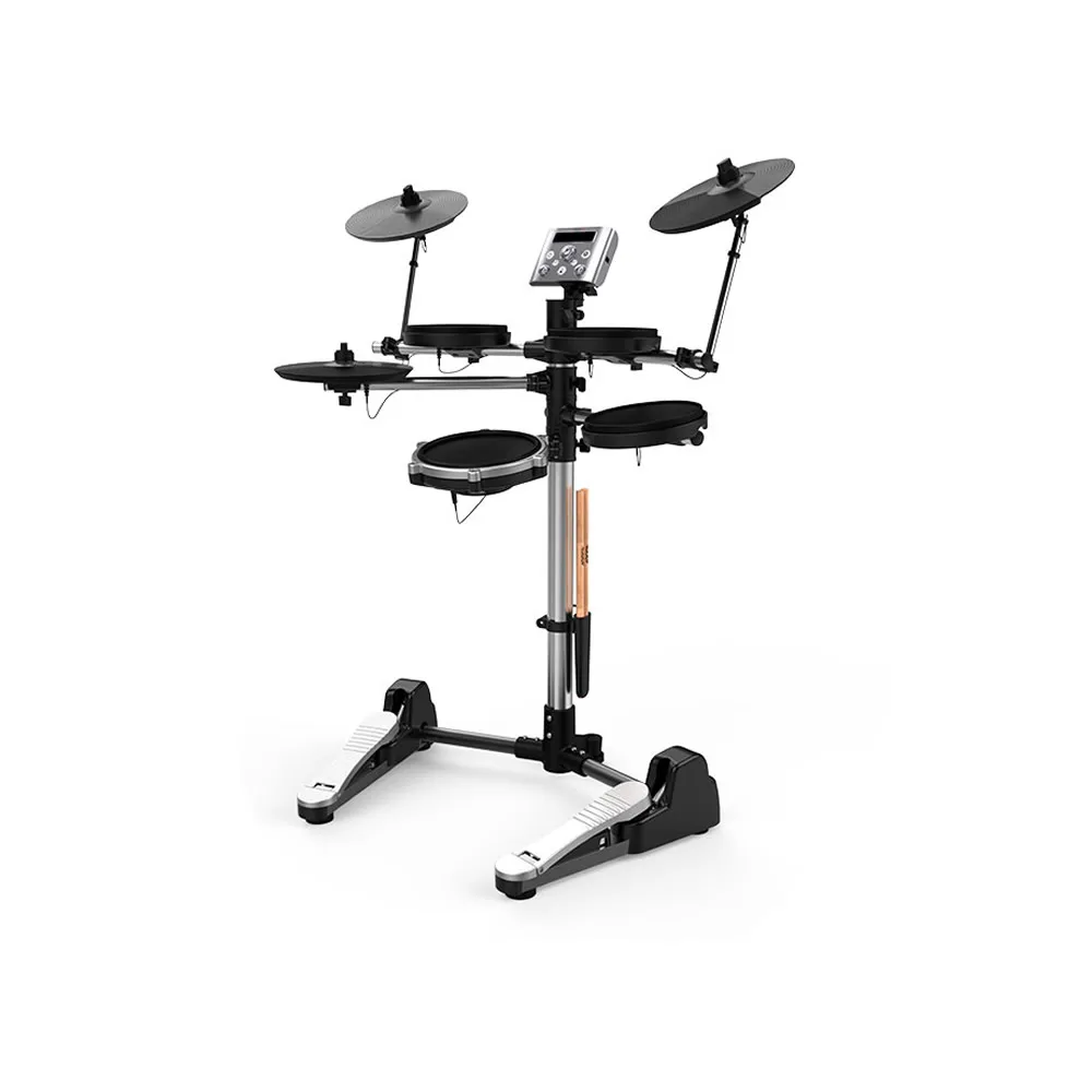 

Electronic Drum Set Stand Percussion Music Instruments Build-in Metronome 12 Groups Drum Tones 43 Groups Accompaniment MIDI Jack