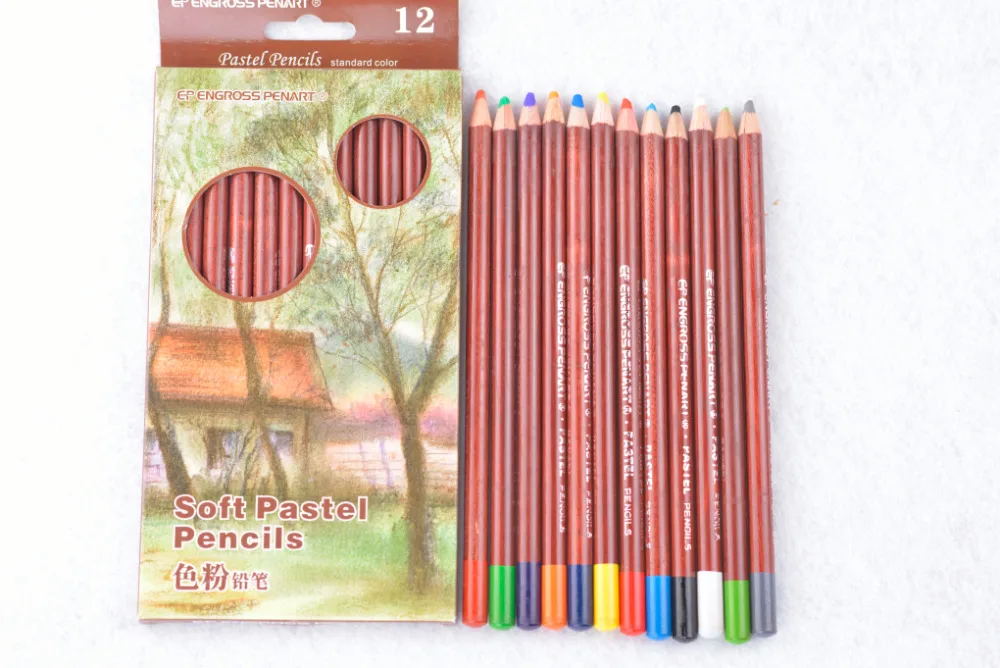 

12 Colors Soft Pastel Pencils Colored Pencils Pastel Pencils Art Drawing Sketch