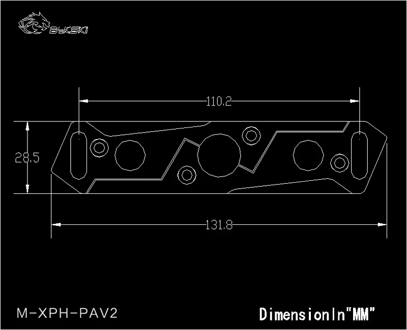 Bykski ram блок водяного охлаждения использовать для двухканального 2pcs ram охлаждаемый/медный радиатор с металлической крышкой