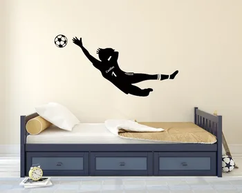 

Customizable Name Soccer Player Goal X-Large Wall Decal Decor For Home Sports