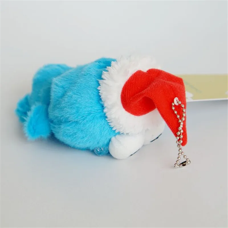 new 1pc Cute Christmas Sesame Street Elmo Plush toys Cartoon Soft Stuffed Animals Plush Toys Dolls Bag Pendant Christmas gift 05